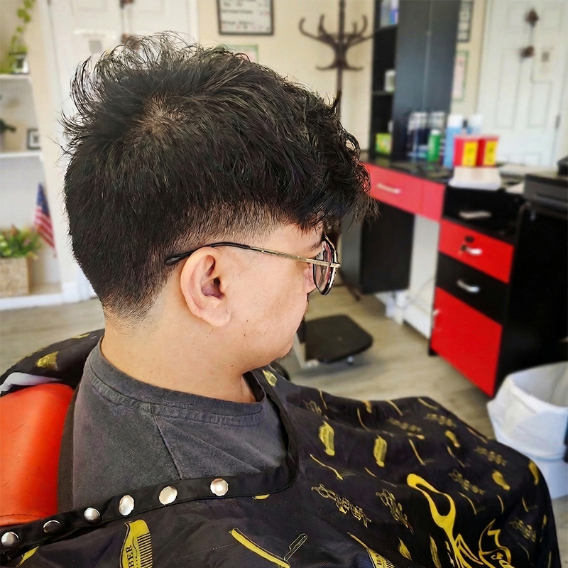 Beard trim and sharp lines